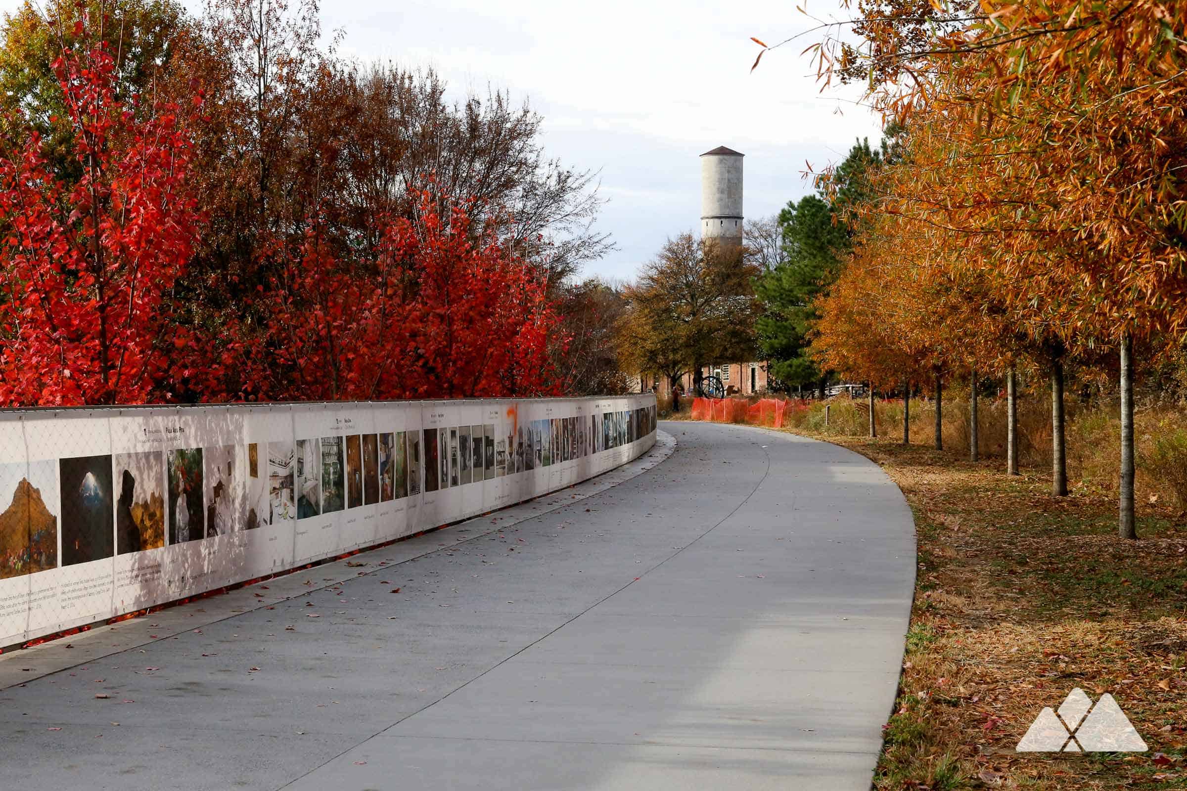 Atlanta BeltLine Eastside Trail in Atlanta Georgia pedestrian and cycling path